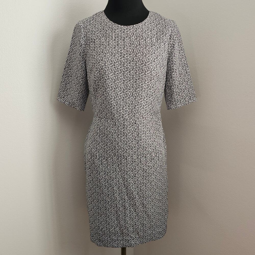 NWT THE LIMITED Women's B/W Sheath Lined Casual Work Dress 4